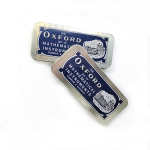 Hot Selling 13pcs Oxford Compass Divider Mathematical <strong>Set</strong> in Tin Box Back to School Students Durable Metal Material - Product Image 6