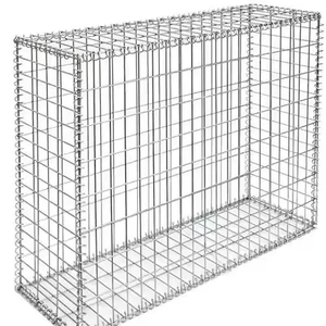 Gabbioni saldati 200x100x100cm per muri di contenimento, rete in gabbione Galfan - Product Image 1
