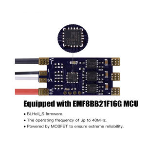 20A ESC BLHeli_S DSHOT600แบบไร้แปรงถ่าน2-4วินาทีตัวควบคุมความเร็วอิเล็กทรอนิกส์ lipos FPV qav Drone multirotor Quadcopter (XR-20A) - Product Image 5