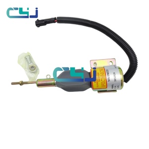 Válvula solenoide de parada 3932529 para motor 6BT5.9, excavadora R210-3 R220-5, solenoide de apagado, piezas de maquinaria de construcción - Product Image 4