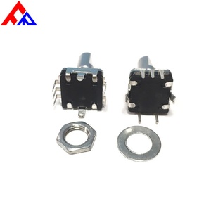 Encodeur rotatif 5 broches de haute qualité, axe plat, axe flexible, interrupteur de codage incrémental, 8P/9P/15P/16P/20P, encodeur à impulsions EC11 - Product Image 5