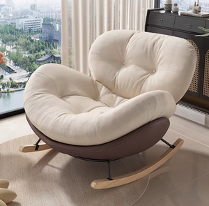 Silla <span class=keywords><strong>Columpio</strong></span> Moderna para Interiores |   Cómodo Sofá Lounge para Balcón y Dormitorio |   Elegante Sillón Individual con Reposabrazos - Product Image 2
