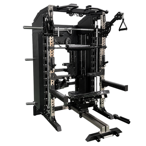 Appareil <span class=keywords><strong>de</strong></span> musculation multifonction tout-en-un avec machine Smith et système <span class=keywords><strong>à</strong></span> double câble pour <span class=keywords><strong>salle</strong></span> <span class=keywords><strong>de</strong></span> <span class=keywords><strong>sport</strong></span> <span class=keywords><strong>à</strong></span> <span class=keywords><strong>domicile</strong></span> et centre <span class=keywords><strong>de</strong></span> fitness commercial - Product Image 3