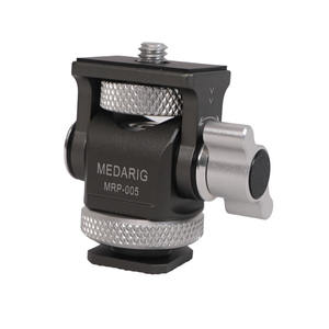 Alliage d'aluminium martien/OEM inclinaison à 180 degrés pivotant à 360 degrés support de moniteur de 5/7 pouces pour appareils <span class=keywords><strong>photo</strong></span> reflex numériques outils EDC moniteur de terrain - Product Image 1