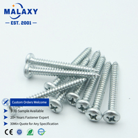 Vis autotaraudeuses à tête fraisée cruciforme M2 M3 M3.5 M4 M5 M6 M8, vis à tête cylindrique Phillips pour le travail du bois