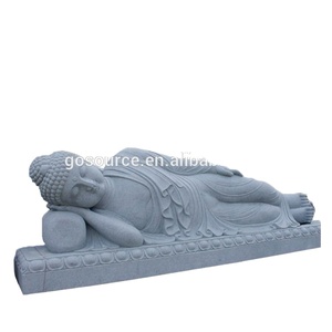 รูปปั้นพระพุทธรูปนอนหลับขนาดใหญ่สวน - Product Image 1