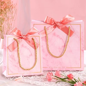 FORTE Custom Logo Printed Paper Handbag Matt Finish <b>Gift</b> Bag Pink <b>White</b> Black Paper Shopping Bag With Jewelry <b>Box</b> - Product Image 2