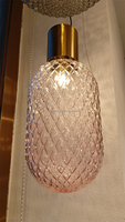 Lampe suspendue en verre LED moderne décorative pour la maison, style décoratif vintage, pour utilisation en hôtel, AC 110V-240V
