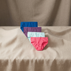 Culottes menstruelles anti-fuites en coton de marque ASAP, taille haute, réutilisables, sans ailettes, pour femmes et jeunes filles - Product Image 3