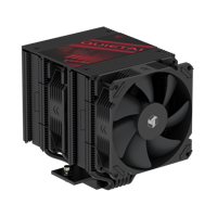 FEZCOOL CZ620 Refroidisseur de processeur à double tour à refroidissement par air, roulement fluide, contrôle intelligent de la température, six caloducs, compatible, sans éclairage