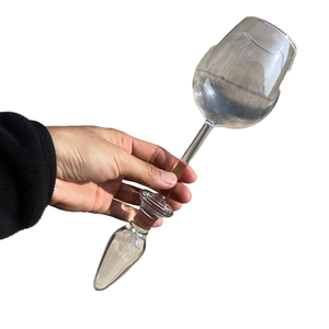 Glatter Borosilikatglas-<span class=keywords><strong>Dildo</strong></span> im Weinglas-Design für Prostata- & Punkt-Massage, umweltfreundliches blaues <span class=keywords><strong>Rabbit</strong></span>-Sexspielzeug für Damen und Herren - Product Image 1