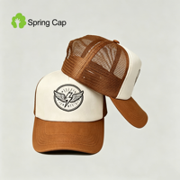 Casquette Trucker en Mousse Polyester à Logo Personnalisé, Maille Frontale, 5 Panneaux, Broderie, Patch, Snapback Structurée, Gorras – Vente Directe Usine