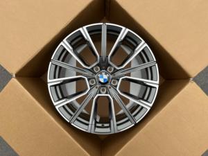 Ruedas forjadas de aleación de aluminio Semi mate negro en stock Rueda delantera 8JX18 Rueda trasera 8.5JX18 5*112 para <span class=keywords><strong>BMW</strong></span> G26 <span class=keywords><strong>I4</strong></span> - Product Image 6