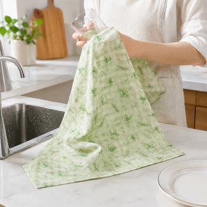 Printed Cotton Tea <b>Towel</b> with Custom Packaging <b>Kitchen</b> <b>Towel</b> for Gift Retail Wholesale Bulk Supplier - Product Image 1