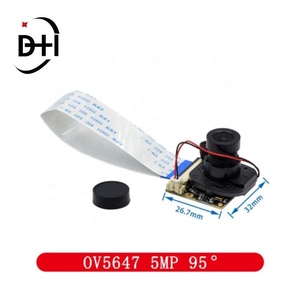 For <b>Raspberry</b> <b>Pi</b> 4 Night Vision Fisheye <b>Camera</b> <b>5MP</b> OV5647 70/95/160 Degree Focal Adjustable <b>Camera</b> for <b>Raspberry</b> <b>Pi</b> 3 Model B - Product Image 5