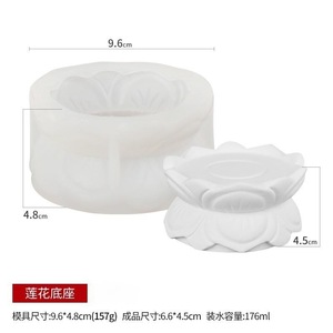 Buddha Statue Plaster <b>Mold</b> Silicone <b>Mold</b> For DIY <b>Candle</b> Making Home Decor - Product Image 4
