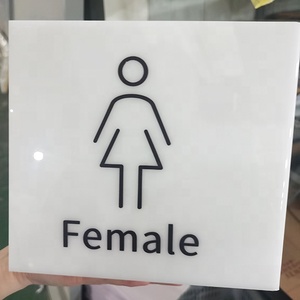 Placa acrílica personalizada con efecto de cristal, señal para puerta, número, dirección de <span class=keywords><strong>calle</strong></span> - Product Image 3