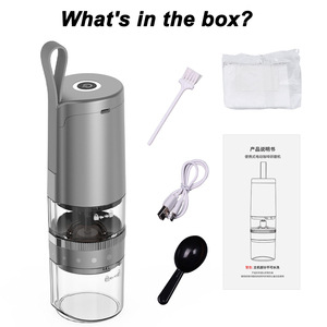 Moulin à café électrique automatique rechargeable en plastique, style italien, épaisseur réglable, portable, pour la maison, l'extérieur et la voiture - Product Image 5