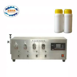 Peristaltic Pump Filling Manual Plastic Chemical Liquid Detergent Semi-Automatic Bottle Filling Machine