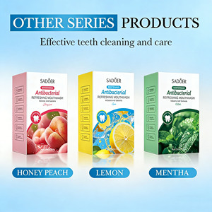 Sadoer Bain de <span class=keywords><strong>Bouche</strong></span> pour Adultes Traitement Mauvaise Haleine Soin Bucco-dentaire Antibactérien Liquide Usage Quotidien Après les Repas - Product Image 1