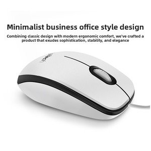 Souris filaire à capteur optique Logitech B100 <span class=keywords><strong>M100R</strong></span>, trois boutons, USB universel, pour ordinateur portable, bureau, usage domestique - Product Image 5