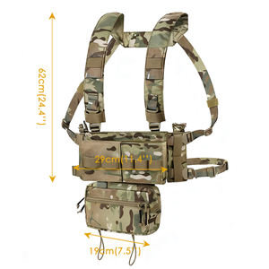 Chaleco Táctico ARTEX MK4 con Portacargadores 5.56/7.62, Bolsa Lateral Molle y Bolsa Colgante para Entrenamiento al Aire Libre - Product Image 2