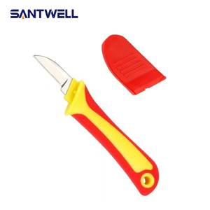Wholesale 1000V Insulated Electrician Knife Professional Cable <b>Stripping</b> Knife Fixed Blade Cable Knife Cheap and High Quality - Product Image 4