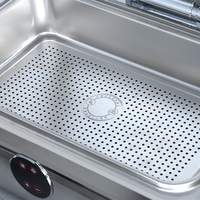 Groothandel Digitale Touch Control Voedselwarmer Rechthoekige Buffetserver RVS Elektrische Chafing Dish