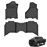 Allwetter TPE anpassbare Fußmatten Crew Cab North America Produkt für Dodge Ram 2500 & 3500 2019-2024