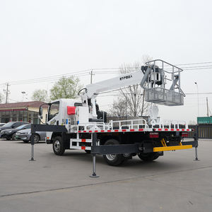 Jqccm 6.3 חדש טון faw jeang נייד הידראולי קטן משאית 4 x2 טלסקופי בום משאית רכוב עם סל אווירי - Product Image 5