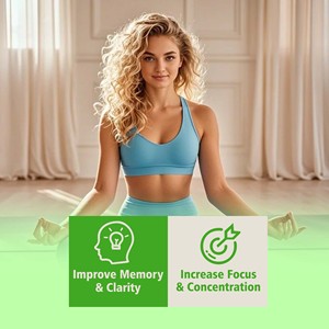 Gummies aux champignons de haute qualité avec Reishi et Crinière de lion : Améliore la concentration et la mémoire – Supplément complexe de champignons - Product Image 6