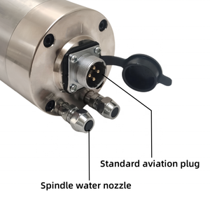 Moteur de gravure électrique refroidi par eau 2.2KW-ER20, broche pour le travail du bois, moteur haute vitesse - Product Image 2