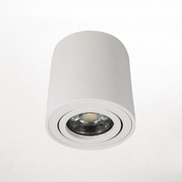 Spot rond GU10 en fonte IP20, downlight cylindrique 5W 9W 12W 15W LED, luminaires de plafond LED à montage en surface, downlight