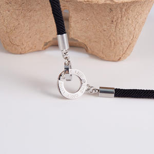 Nueva joyería de moda pareja de acero inoxidable <span class=keywords><strong>amor</strong></span> infinito pulsera de cuerda trenzada para hombres mujeres regalo de <span class=keywords><strong>amistad</strong></span> del Día de San Valentín - Product Image 4