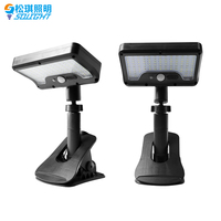 Lampe à clip solaire multifonction portable IP65, éclairage d'allée, lumière solaire LED de jardin extérieure