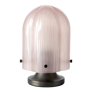 USB-oplaadbare tafellamp met Deense glazen kap, design, decoratieve sfeerverlichting voor slaapkamer, nachtkastje, restaurant, café - Product Image 3