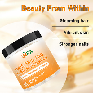 Cápsulas de Vitaminas de Alta Potencia para Cabello, Piel y Uñas con Colágeno Bovino en Polvo que Favorecen la Hidratación, Elasticidad y un Brillo Saludable de la Piel - Product Image 2