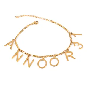 New Design Personalised Custom Woman Hotwife Cuban Link Anklet