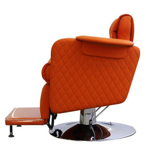 Orange Electric <b>2</b> Motors Multifunctional Beauty Retro Salon <b>Chair</b> Hairdressing Barber <b>Chair</b> Suitable for Hair Salon - Product Image 2