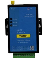 Módem inalámbrico de largo alcance Vitalwell VW3301 IoT 4G LTE IP con interfaz RS485 Intercambio de datos en la nube para comunicación y redes