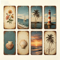 Póster Vintage Retro de Hierro con Diseño Personalizado en Relieve de 20*30cm, Impermeable, Ecológico, Resistente a los Rayos UV, Decoración de Pared para Bar o Garaje