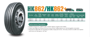 Pneus de camion radiaux en gros de Chine 295/80R22.5 PROMOTION EXCEPTIONNELLE HK862 - Product Image 3