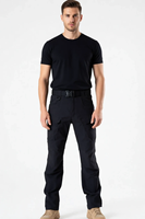 Pantalon tactique safari pour homme, coupe droite, tissé, taille haute, braguette zippée, respirant, coupe-vent, séchage rapide, poids moyen, polyester et élasthanne