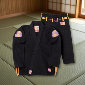 Uniforme de BJJ Personalizado, Negro, 100% Algodón, 360g, Ligero, Transpirable, Kimono con Costuras Tatami, Unisex, Fabricante OEM ODM - Product Image 2