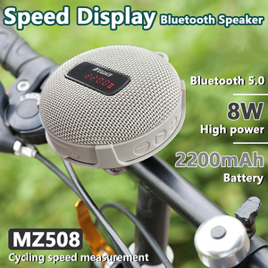 MZ-508 Altavoz Inalámbrico para Motocicleta con Manillar de Plástico, Iluminación LED RGB, 2200 mAh, Resistente al Agua IPX8, para Ciclismo al Aire Libre - Product Image 5