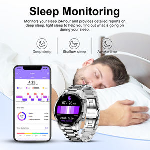 Reloj Inteligente LIGE BW0189 para Hombre, Contesta y Realiza Llamadas, Monitor de Ritmo Cardíaco, Sueño, Dispositivos Portátiles, Resistente al Agua, Monitor de Actividad Física, Compatible con Android e IOS - Product Image 4