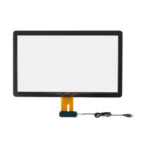 Pantalla Táctil PCAP de 23.8 Pulgadas para Señalización Digital con Interfaz Serial USB y RS232, Panel Táctil de 23.8"