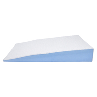 Ergonomisches Dreiecksbett-Keil kissen mit Memory Foam Topper-Strick technik für Rücken-und Bein entlastung