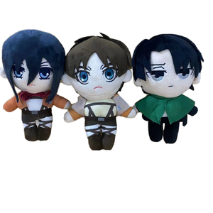 Peluche di Attack on Titan, Merchandise Anime, Regalo di Halloween per 14 Anni e Oltre, Bambola Super Morbida Imbottita in Cotone PP per Alleviare lo Stress - Product Image 1