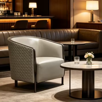Fauteuil d'appoint moderne pour hall d'hôtel, idéal pour projets commerciaux sur mesure